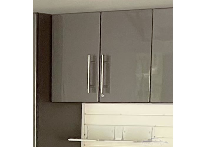 Grey Modular Set of 3 Oversized Wall Cabinets