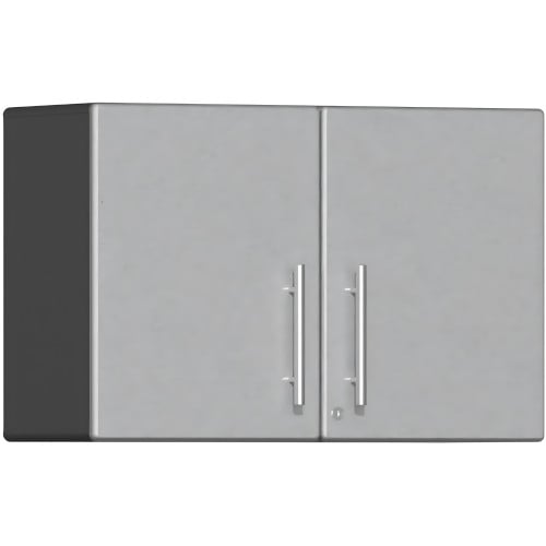 Silver Modular Oversized Partitioned 2-Door Garage Wall Cabinet