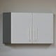 Silver Modular 11 Piece Set of Garage Cabinets Silver Modular 11 Piece Set of Garage Cabinets