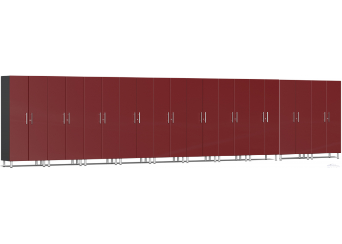 Red Modular 10 Piece Closet Set