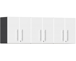 White Modular 3 Piece Wall Cabinet Kit