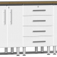 White Modular 4 Piece Workstation Kit