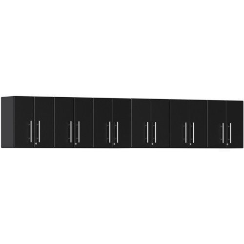 Black Modular 6 Piece Garage Wall Cabinet Set