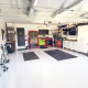White Modular 5 Piece Set of Garage Cabinets White Modular 5 Piece Set of Garage Cabinets