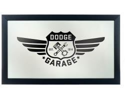 Dodge Garage Logo Mirror