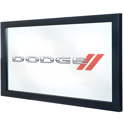Dodge Framed Logo Mirror