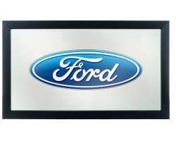 Ford Framed Logo Mirror - Ford Oval