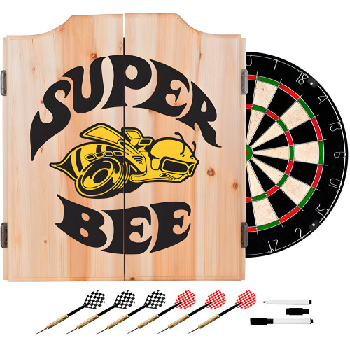 Dodge Dart Cabinet Set with Darts and Board - Super Bee