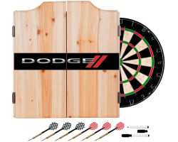 Dodge Dart Cabinet Set with Darts and Board