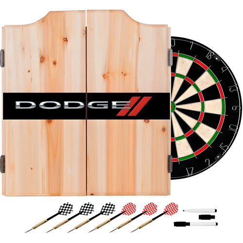 Dodge Dart Cabinet Set with Darts and Board
