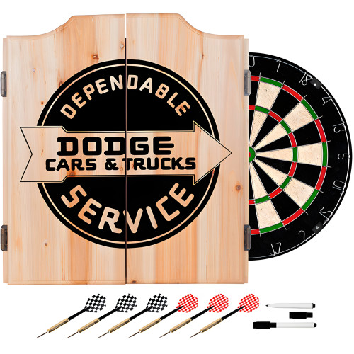 Dodge Dart Cabinet Set with Darts and Board - Dodge Service