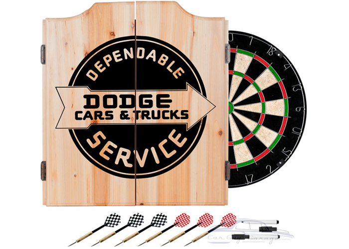 Dodge Dart Cabinet Set with Darts and Board - Dodge Service