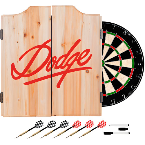 Dodge Dart Cabinet Set with Darts and Board - Signature