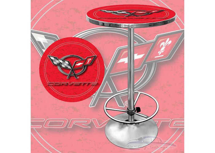 Corvette C5 Pub Table - Red