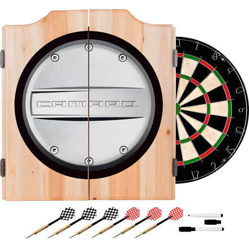 Camaro Dart Cabinet Includes Darts and Board