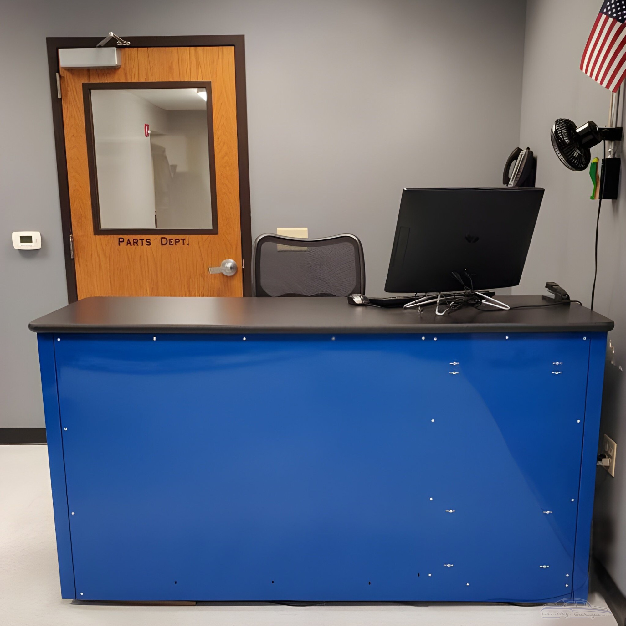 Retail Shop Counter - 72 Inch Aluminum Service Counter