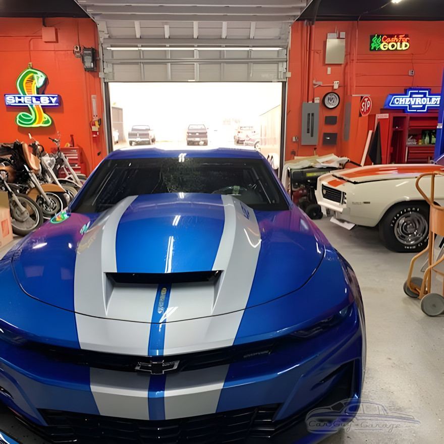 45 inch tall Shelby Cobra Neon Sign