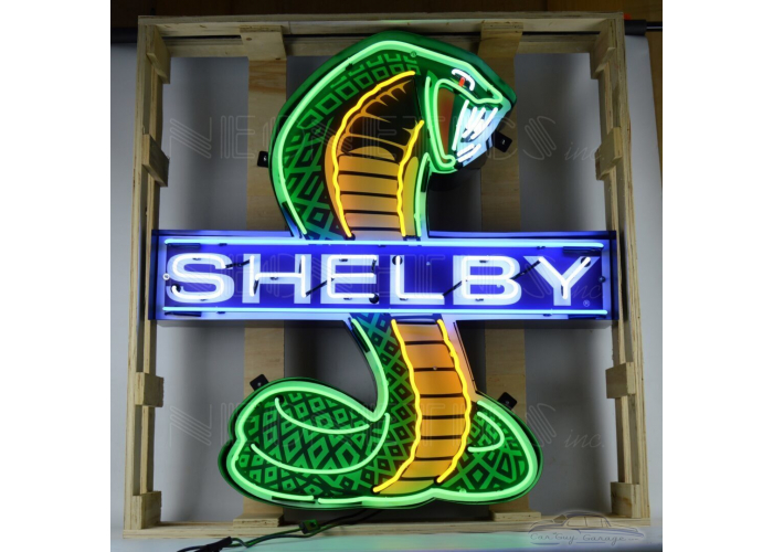 45 inch tall Shelby Cobra Neon Sign