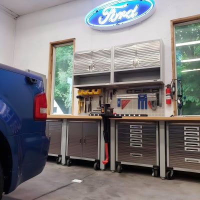 Ford Blue Oval Neon Sign - 60 x 23 Garage Decor
