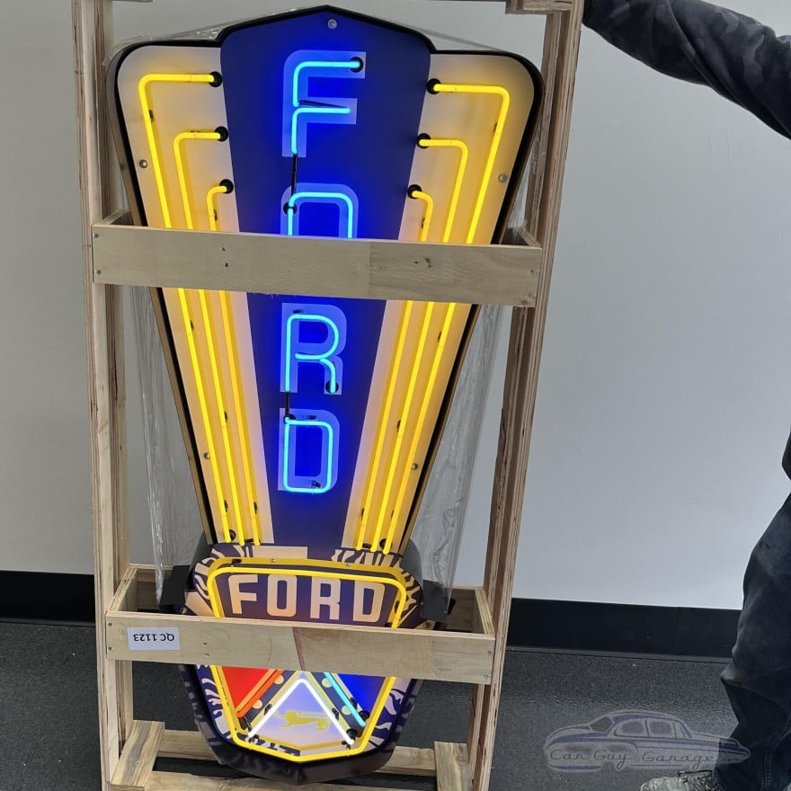 Ford Jubilee Crest Neon Sign Ford Jubilee Crest Neon Sign