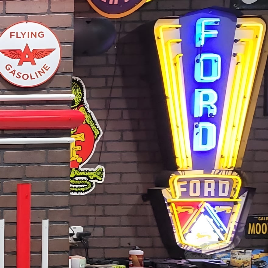 Ford Jubilee Crest Neon Sign Ford Jubilee Crest Neon Sign