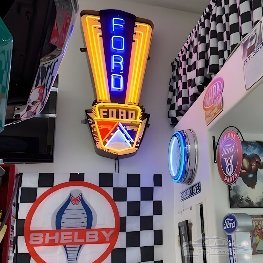 Ford Jubilee Crest Neon Sign Ford Jubilee Crest Neon Sign