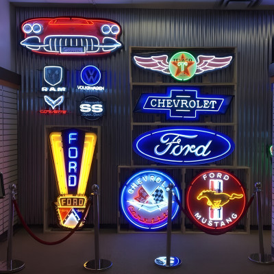 Ford Jubilee Crest Neon Sign - Iconic Decor for Your Space