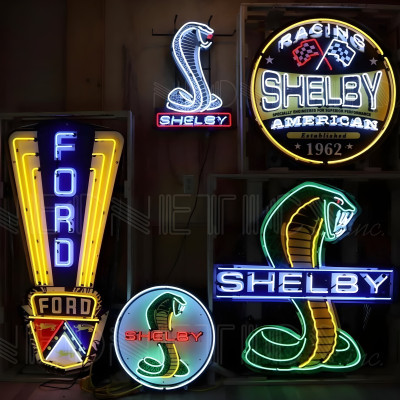 Ford Jubilee Crest Neon Sign - Iconic Decor for Your Space