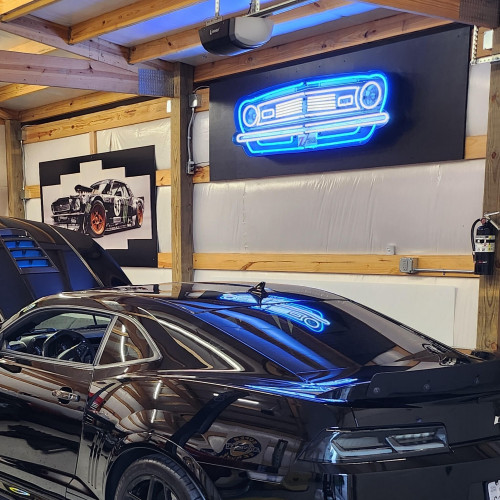 Chevy Camaro Z28 Grill Neon Sign