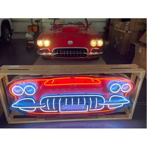 Corvette C1 Grill Neon Sign
