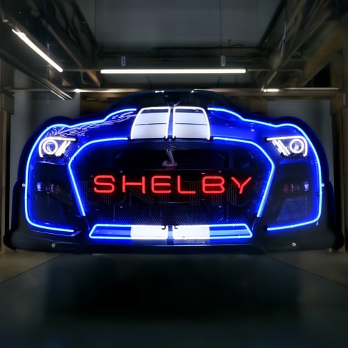 Ford Shelby GT500 Grill Neon Sign