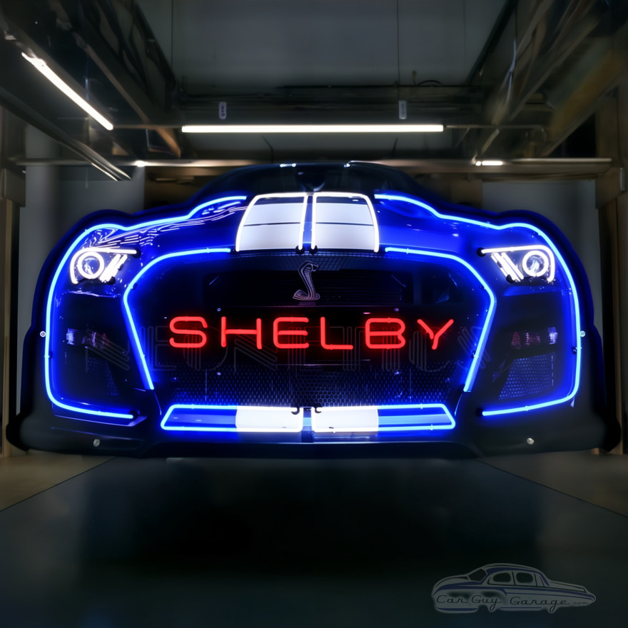 Ford Shelby GT500 Grill Neon Sign Ford Shelby GT500 Grill Neon Sign