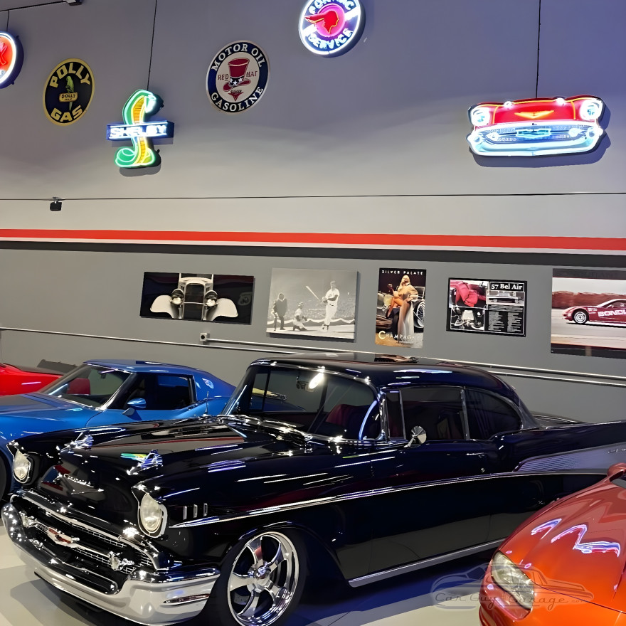 57 Chevy Bel Air Grill Neon Sign 57 Chevy Bel Air Grill Neon Sign