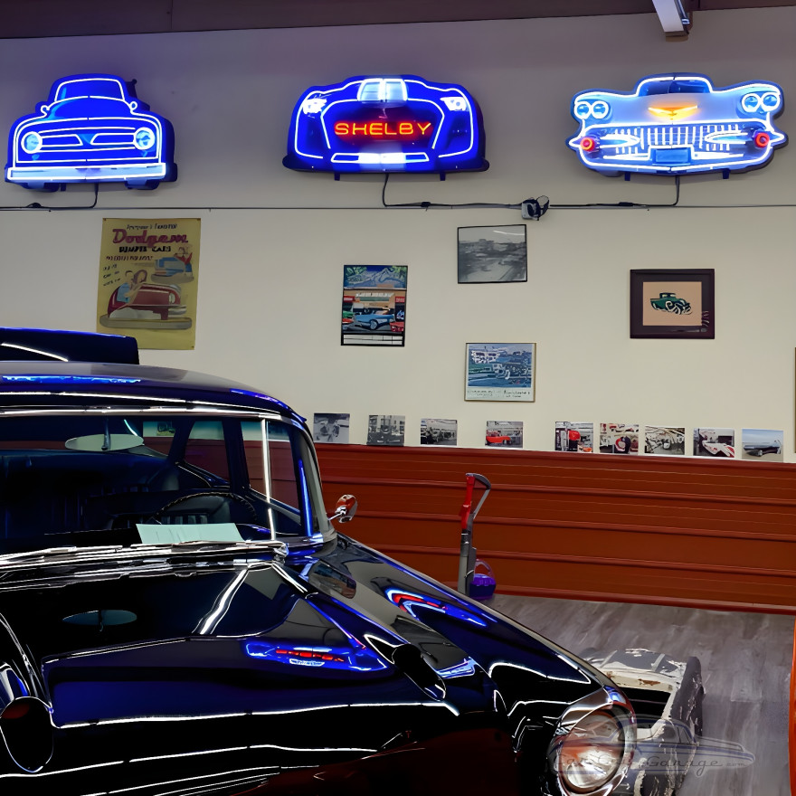 Ford V8 Truck Grill Neon Sign Ford V8 Truck Grill Neon Sign