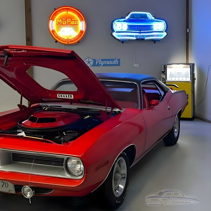 Plymouth Road Runner Grill Neon Sign Plymouth Road Runner Grill Neon Sign