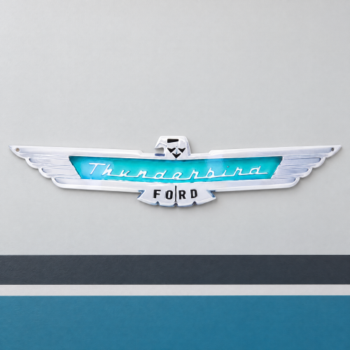 Ford Thunderbird Sign - 1957 Emblem 14-Gauge Steel