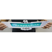1957 Ford Thunderbird Emblem Wall Sign, 14-Gauge Die-Cut Steel