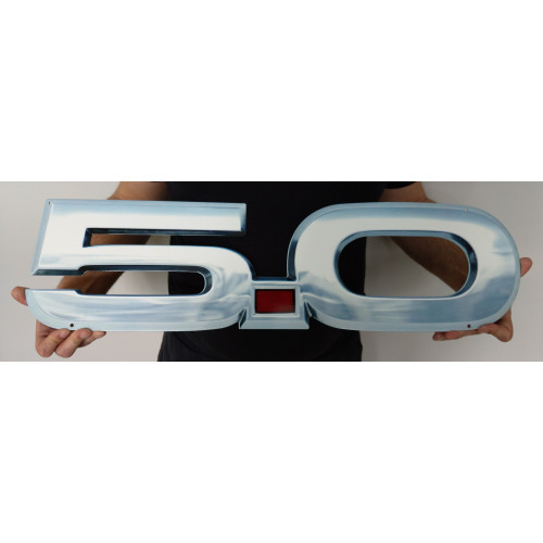 Mustang 5.0 Emblem Sign