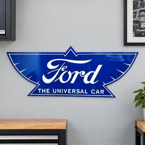 Ford Metal Sign 1912 The Universal Car Wing Wall Art