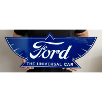 1912 Ford 'The Universal Car' Wing Sign - 14-Gauge Steel, USA Made