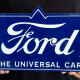 1912 Ford Universal Car Emblem Sign