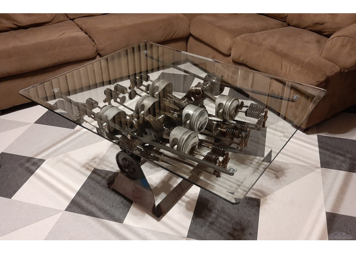 Continental O-470 Aircraft Engine Coffee Table