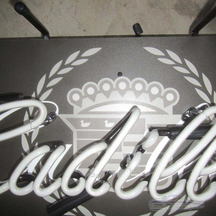 Cadillac Script Logo Neon Sign - 22" x 12"