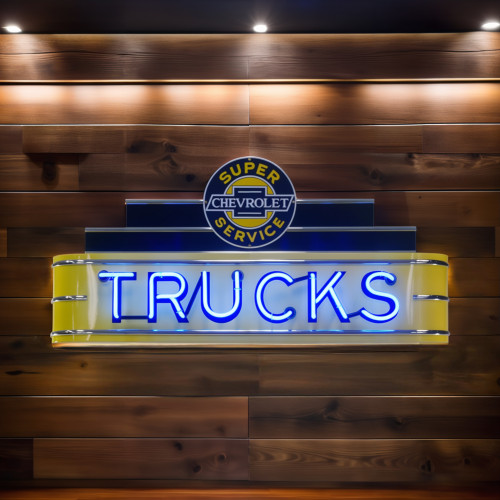 Chevrolet Trucks 48" Wide Neon Sign