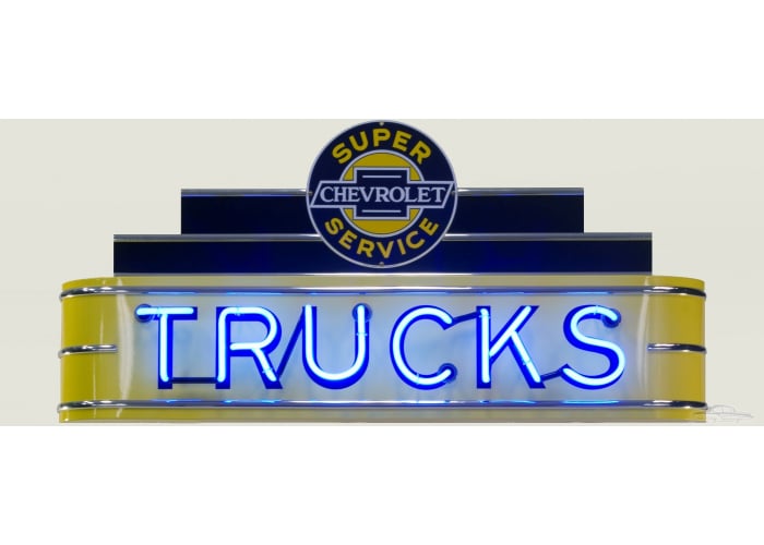 Chevrolet Trucks 48" Wide Neon Sign