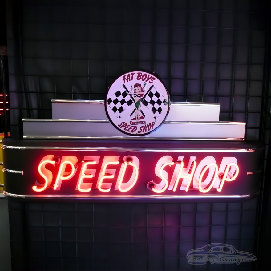 Fat Boys Speed Shop 48" Wide Neon Sign Fat Boys Speed Shop 48" Wide Neon Sign