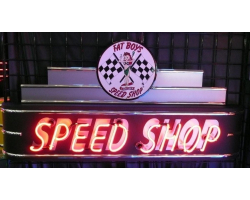 Fat Boys Speed Shop 48" Wide Neon Sign