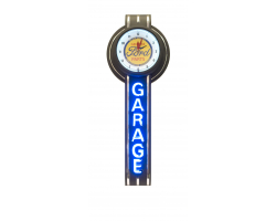 72" Tall Ford Genuine Parts Clock and Garage Neon Sign