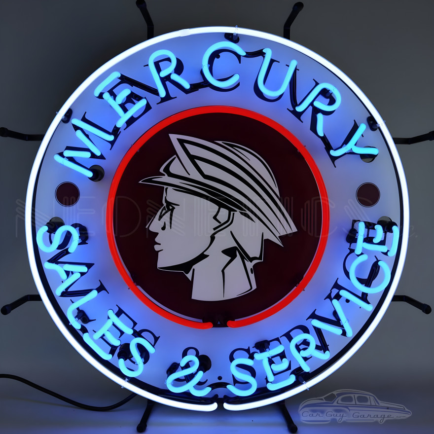 Mercury Sales And Service Neon Sign Mercury Sales And Service Neon Sign
