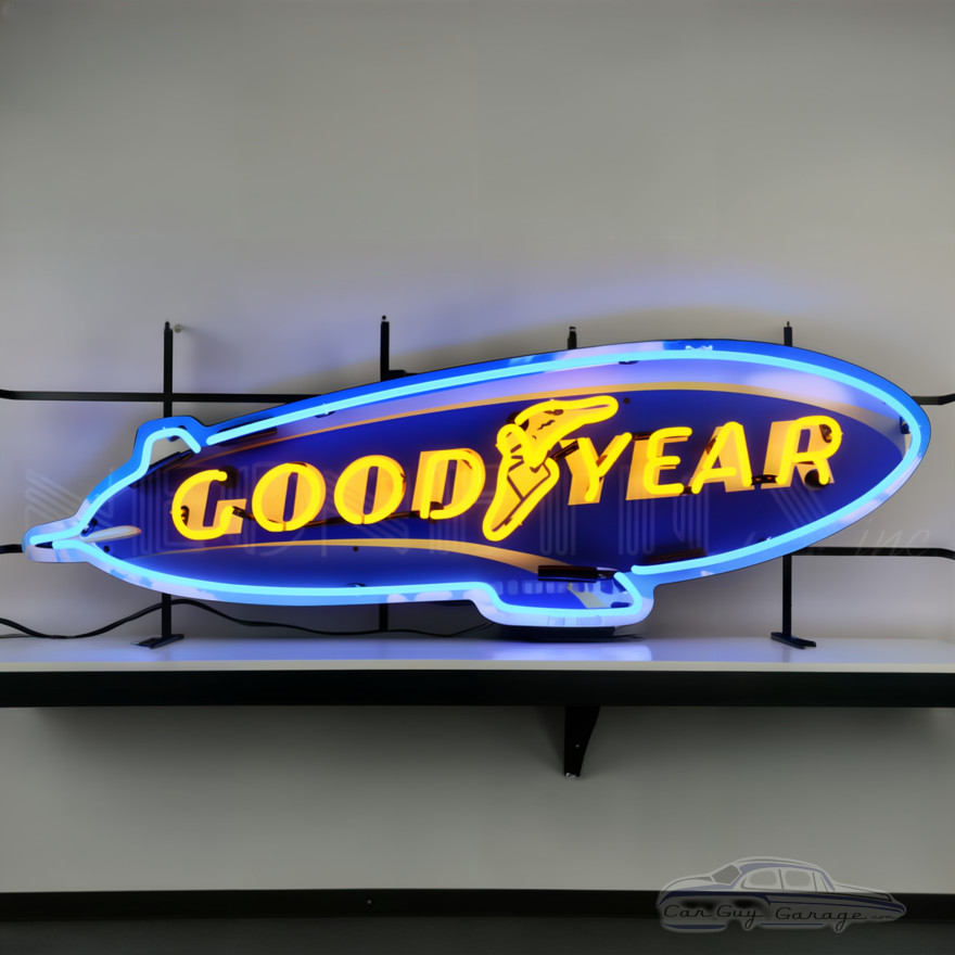 Goodyear Blimp Neon Sign Goodyear Blimp Neon Sign